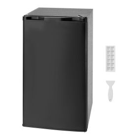 Mini Fridge, 3.2 Cu.Ft, Single Door Compact Refrigerator, Adjustable Temperature, Glass Shelf, Energy Efficient Small Refrigerator, Reversible Do